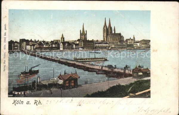 Goldfensterkarte Nr. 2446 Köln am Rhein