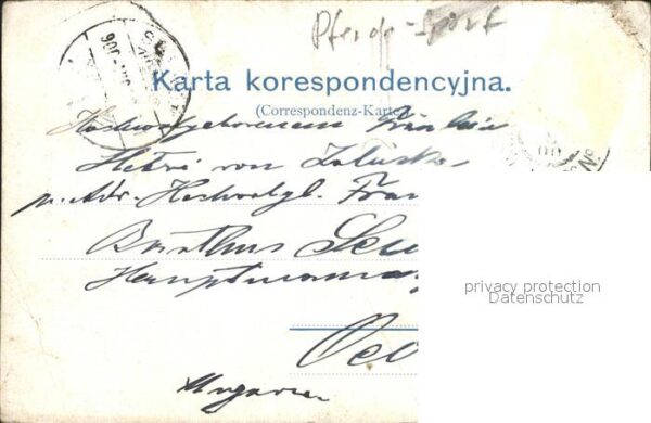 Kuenstlerkarte Kossak Juliusz Pferde – Bild 2