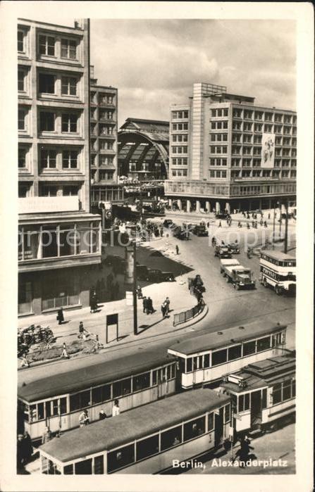 Strassenbahn Berlin Alexanderplatz