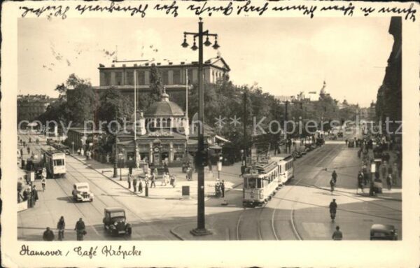 Strassenbahn Hannover Cafe Kröpcke