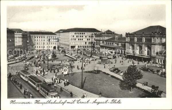 Strassenbahn Hannover Hauptbahnhof Ernst-August-Patz