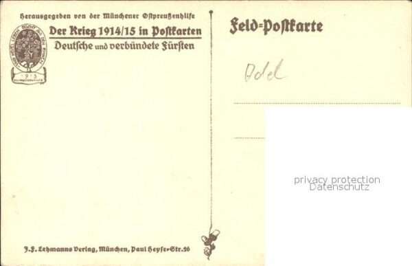 Kuenstlerkarte F. Quidenus Kaiser – Bild 2