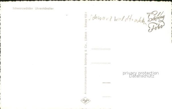 Trachten Schwarzwälder Uhrenhändler – Bild 2