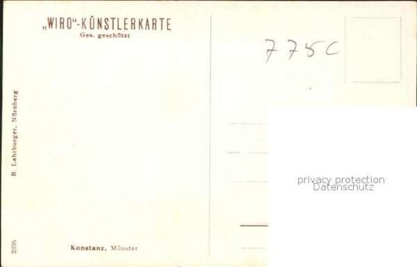 Verlag WIRO Wiedemann Nr. Konstanz Münster – Bild 2