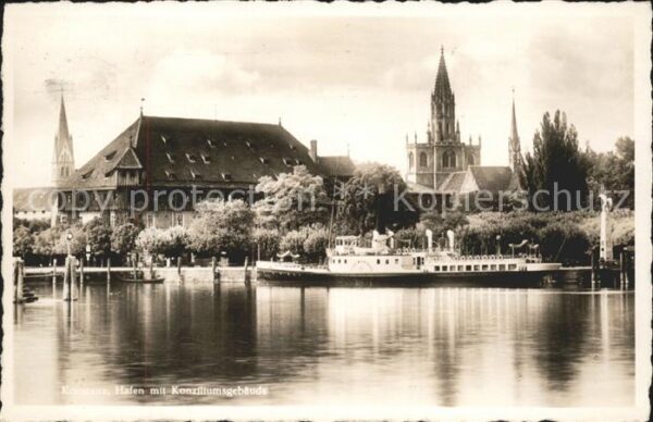 Hafenanlagen Konzilumsgebäude Konstanz
