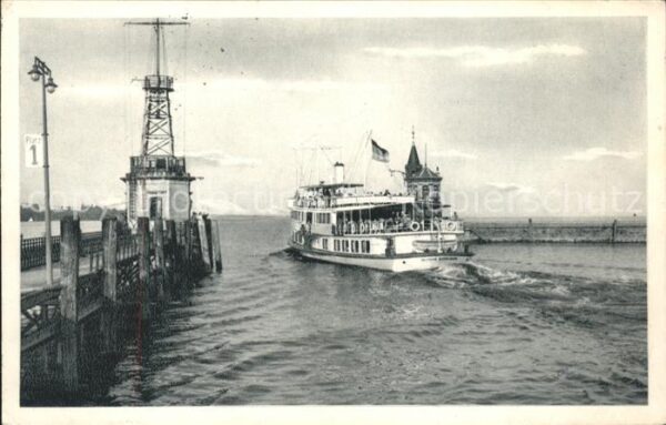 Hafenanlagen Dampfschiff Konstanz