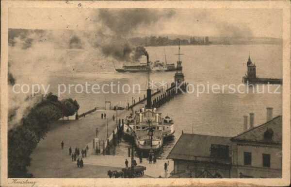 Dampfer Binnenschifffahrt Hafen Konstanz