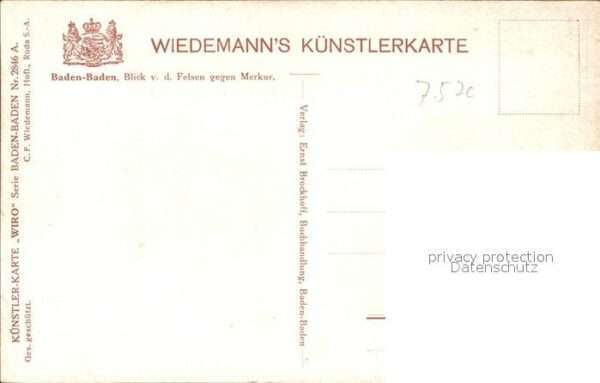 Verlag Wiedemann WIRO Nr. 2846 Baden-Baden – Bild 2