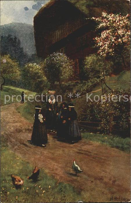 Hoffmann Heinrich Trachten Nach dem Kirchgang St. Georgen