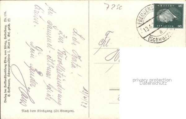 Hoffmann Heinrich Trachten Nach dem Kirchgang St. Georgen – Bild 2