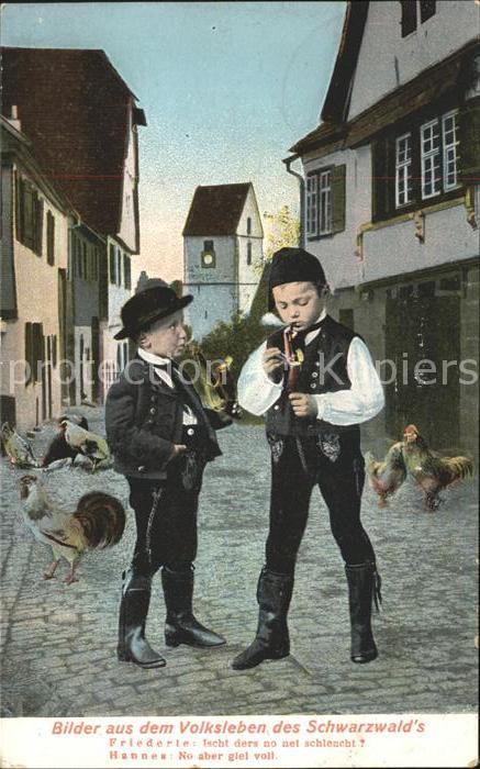 Pfeife Kinder Volksleben Schwarzwald