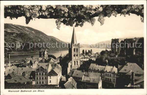 Wein Weinstadt Bacharach Rhein