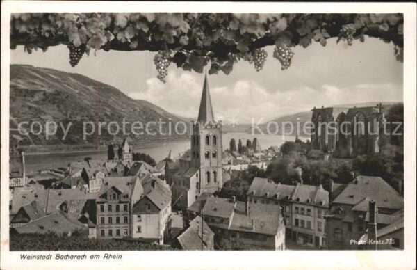 Wein Weinstadt Bacharach Rhein