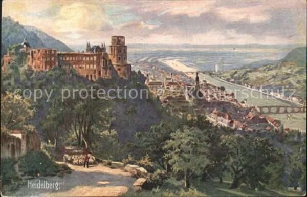 Verlag WIRO Wiedemann Nr. Heidelberg Schloss