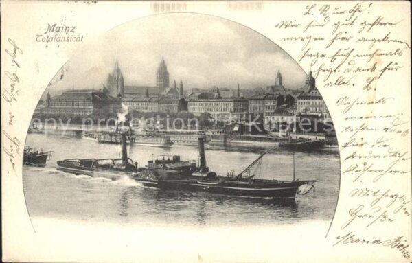 Dampfer Seitenrad Mainz