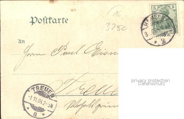 Maerchen Sagen Rattenfänger von Hameln Künstlerkarte – Bild 2