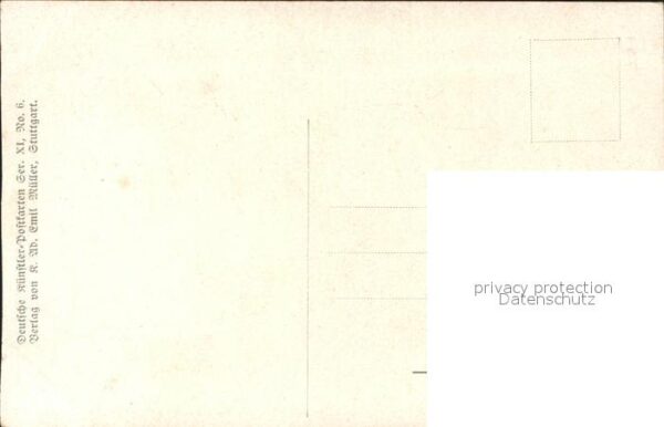 Scherenschnitt Schattenbildkarte Prinz Heinrich Franz – Bild 2