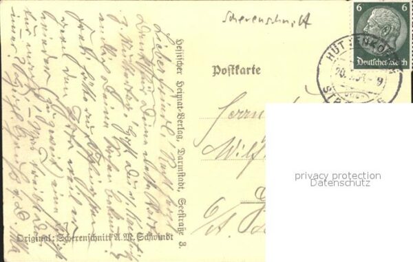 Pfingsten Pentecost Pentecote Schattenbildkarte – Bild 2