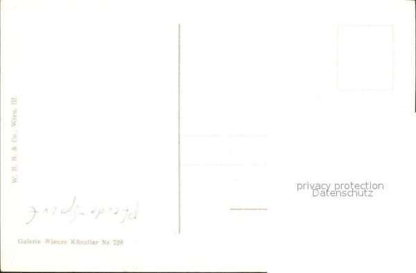 Kuenstlerkarte L. Winte Rowski Morgenritt – Bild 2