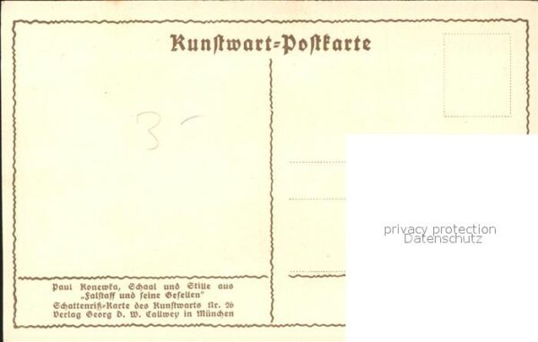 Scherenschnitt Schattenbildkarte Zwerge – Bild 2
