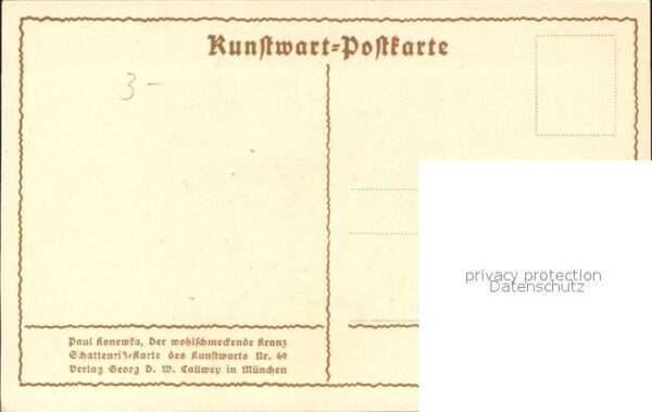 Scherenschnitt Schattenbildkarte Kind Ziege – Bild 2