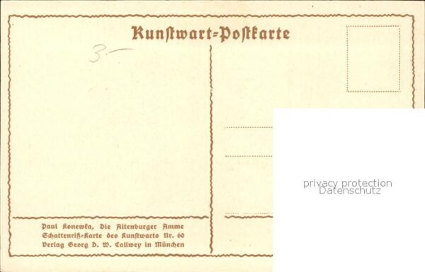 Scherenschnitt Schattenbildkarte Mutter Kinder – Bild 2