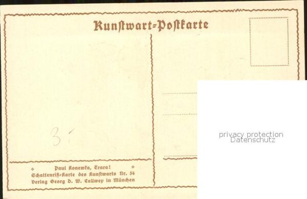 Scherenschnitt Schattenbildkarte Kinder – Bild 2