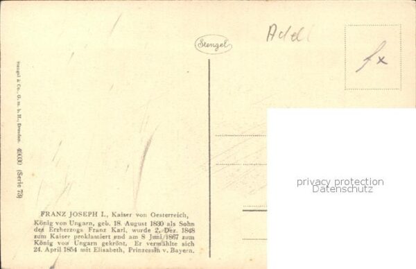 Adel Oesterreich Potrait Kaiser – Bild 2