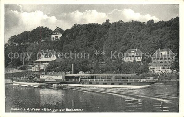 Dampfer Binnenschifffahrt Hameln Weser