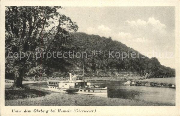 Dampfer Binnenschifffahrt Ohrberg Hameln
