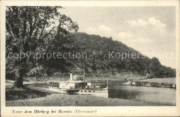 Dampfer Binnenschifffahrt Ohrberg Hameln