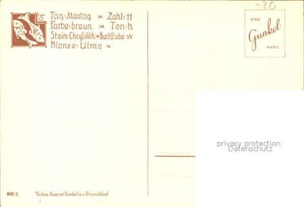 Sternzeichen Fische Schattenbildkarte – Bild 2