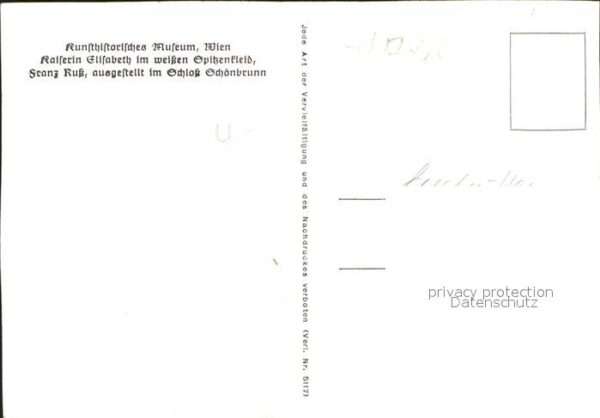 Adel Oesterreich Gemälde Museum Wien Kaiserin Elisabeth – Bild 2