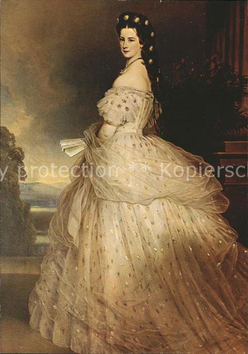 Kuenstlerkarte Kaiserin Elisabeth Österreich