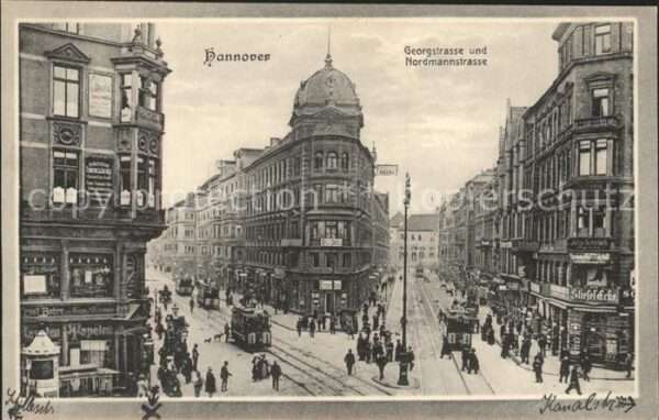 Strassenbahn Georgstr. Nordmannstr. Hannover