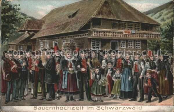 Trachten Schwarzwald Bauernhochzeit