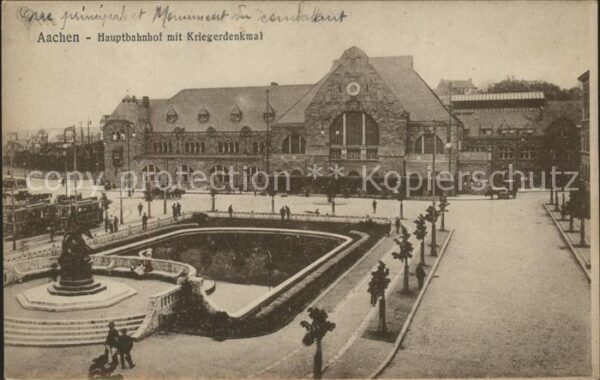 Bahnhof Hauptbahnhof Aachen Kriegerdenkmal