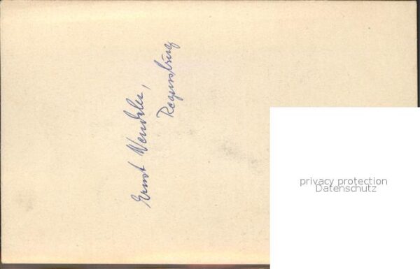 Scherenschnitt Schattenbildkarte Portrait – Bild 2