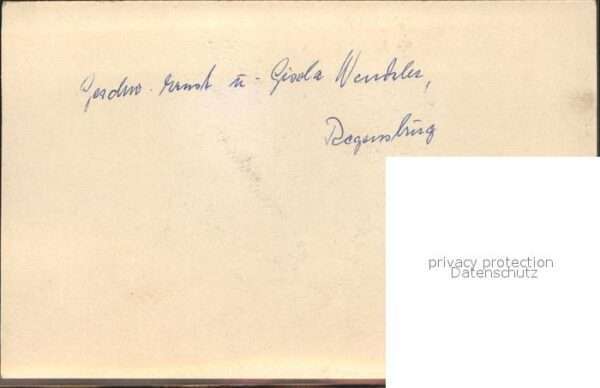 Scherenschnitt Schattenbildkarte Portrait Regensburg – Bild 2