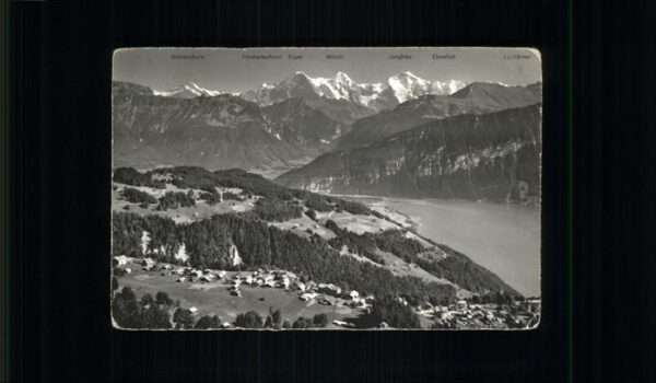 Beatenberg Thunersee Eiger Mönch Jungfrau