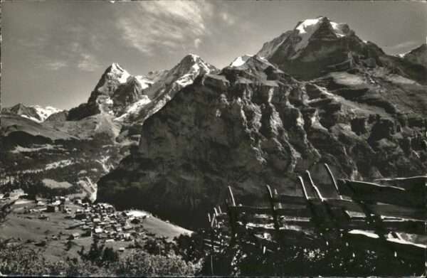 Muerren BE Wetterhörner Eiger Mönch Jungfrau