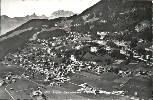 Leysin Fliegeraufnahme