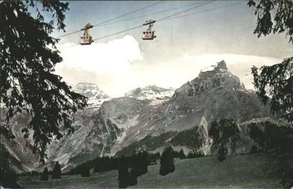 Engelberg OW Schwebebahn Gerschnialp Trübsee Spannör