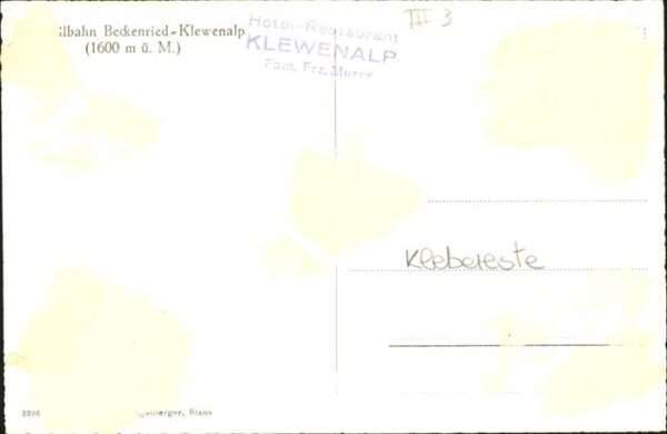 Beckenried Luftseilbahn Klewenalp – Bild 2