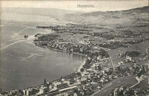 Montreux VD Fliegeraufnahme