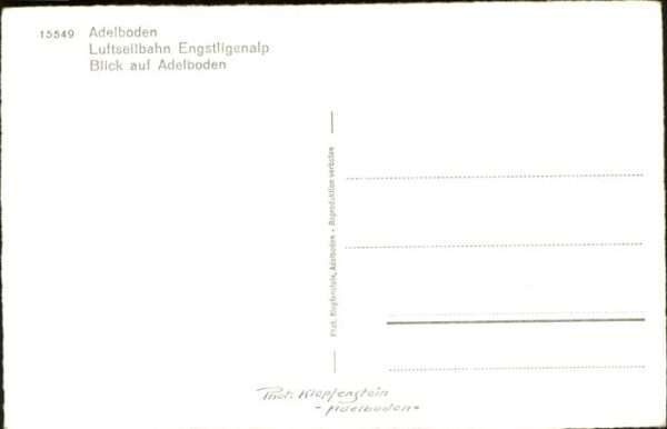 Adelboden Luftseilbahn – Bild 2
