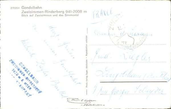 Zweisimmen Gondelbahn Rinderberg – Bild 2