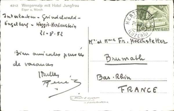 Wengernalp Hotel Jungfrau Eiger Mönch – Bild 2