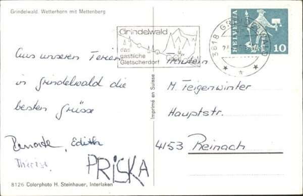 Grindelwald Wetterhorn Mettenberg – Bild 2