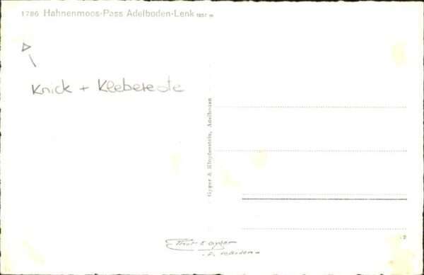 Adelboden Hahnenmoos Pass – Bild 2
